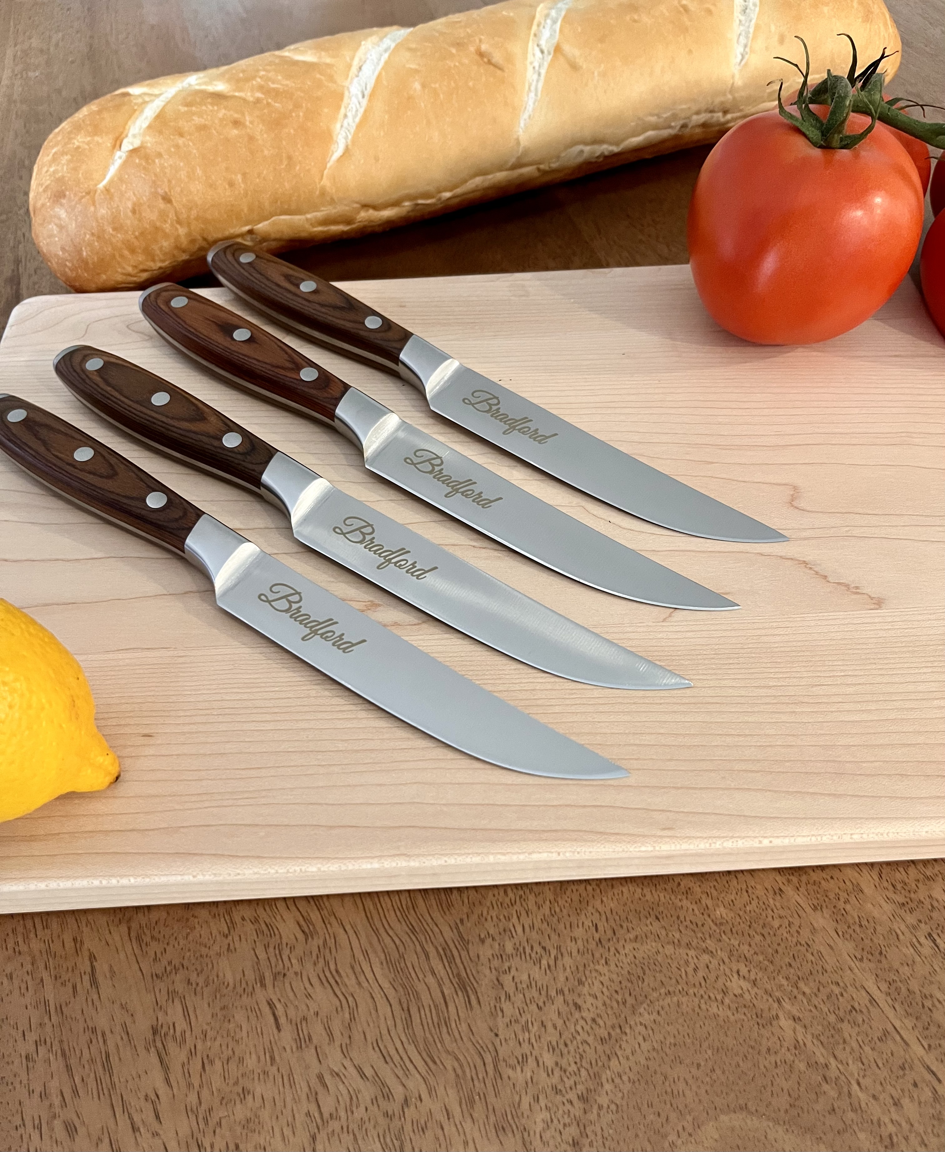 Engraved Steak Knife Set